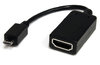 Cable adaptador HDMI hembra-Micro USB macho
