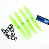 Gemfan 6045+ 6045R  4 Helices  (ABS) CW&amp;amp;amp;CCW Verde