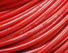 10-AWG - Cable de silicona - 1050 * 0,08 - Rojo     - 4 mm.