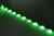 LED Lights Strip W/adhesive backing - Green 6 leds w/silicon