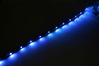 LED Lights Strip W/adhesive backing 90CM - BLUE 6 leds w/silicon