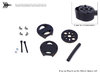 Engine Mount Kit 40 Heavy Lift AD - 1 Complete Engine Mount Incl. Fittings