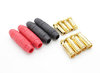 AS150 Gold Plated Banana Plug 7mm Male/Female for High Voltage Battery Red/Black Set