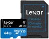 Lexar MicroSd 64GB 633x with SD Adapter