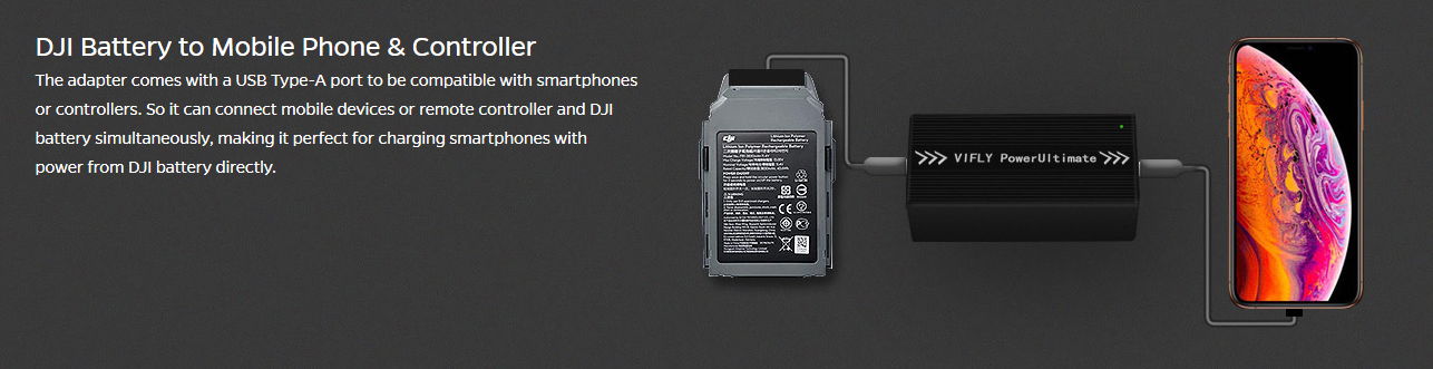 Vadear dormitar bueno One-stop Portable Charging Adapter for DJI Batteries - DJI Store Madrid &  Support Center StockRc